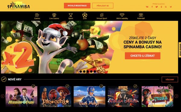 Spinamba casino: náš názor